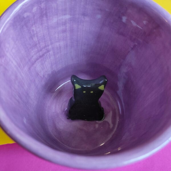 Handmade Ceramic Cup Pawsitive Vibes - Divine Vibes